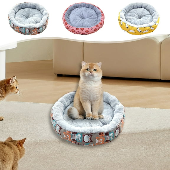 Dog Beds Under $20! InsCrazy Plush Dog Bed Pet Small Dog Medium Kennel Carrier Round Comfortable and Soft
