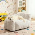thumbnail image 1 of Dog Beds for Extra Large Medium Dogs, 51” Pets Sofa Support up to 130 lbs Beige, 1 of 6