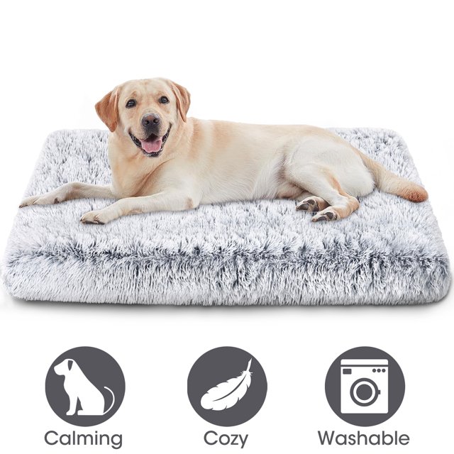 Dog Beds for Large Dogs, iFanze Fluffy Calming Cozy Soft Dog and Cat