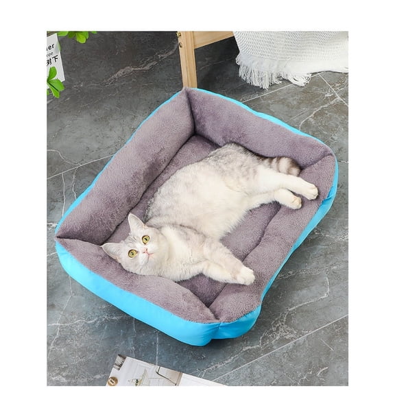 Dog Beds for Medium Sized Dogs -Double Cat Bed, Washable Pet Bed for Puppy And Kitten With Slip-Resistant Bottom, 23 Inches