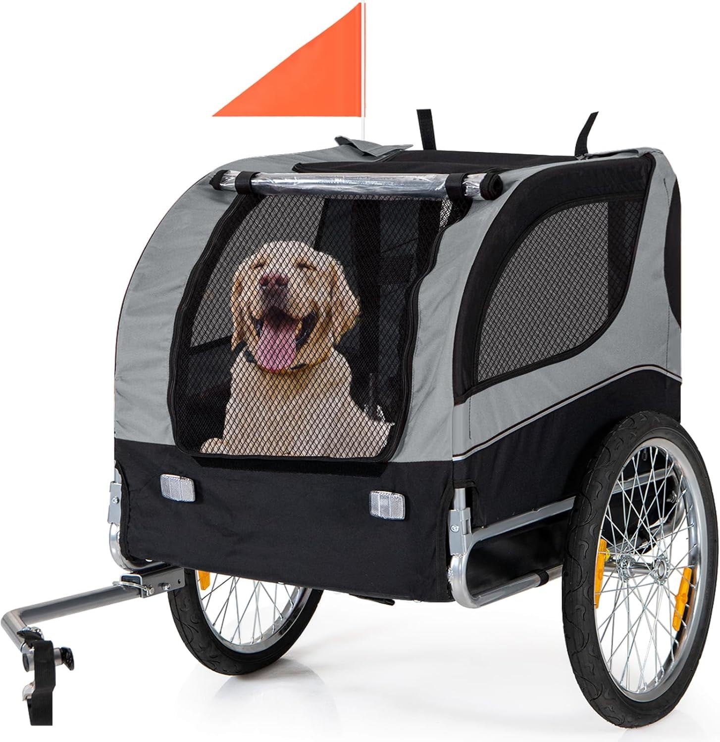 Dog Bike Trailer HAPPAWS Dog Trailer For Bicycle, Cargo Cycle