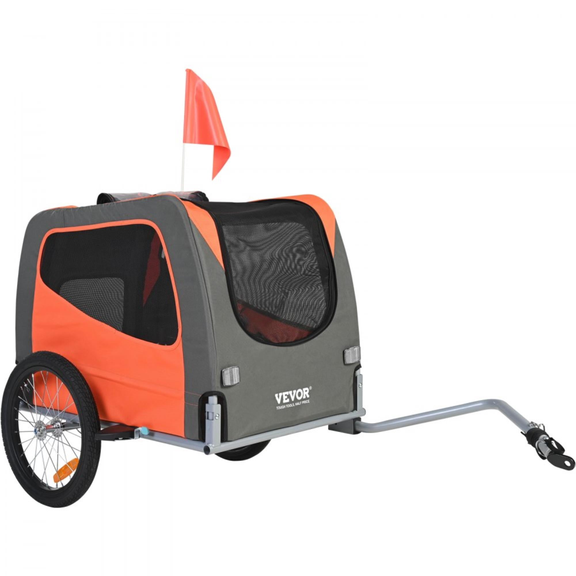 Pet Bike Trailer with Quick-Release Wheels | Folding Dog Cart for Small to Medium Pets main image 0