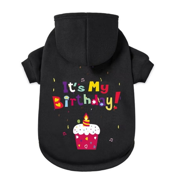 Dog Birthday Outfit Dog Birthday Party Sweater Hoodie Dog Birthday Gift for Puppies,Cats, Small Medium Large Dogs