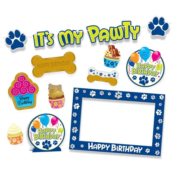 Dog Birthday Party Kit, (Pack of 12)