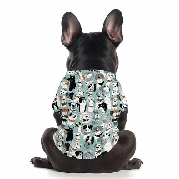 Dog Birthday Shirt Cute Dog Clothes Lightweight Dog Apparel & Accessories Animal Print Casual Pet Outfit Coordinated Matching Style for Pet Lovers Light Blue Xxxl, 1 Pack