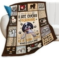 thumbnail image 1 of Dog Blanket Cute Shih Tzu Print Throw Blankets for Couch Sofa Bed Stuff Decor Lightweight Soft Cozy Fleece Plush Warm Flannel Bedding Blanket Pet Lover Gifts for Baby Boys Girls Kids Adults 50"x60", 1 of 6