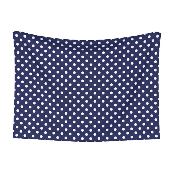 Dog Blanket Deep Blue And White Dots Soft Dog Blankets for Small Medium Dogs Pet Cat Puppy Blanket Mat Cover
