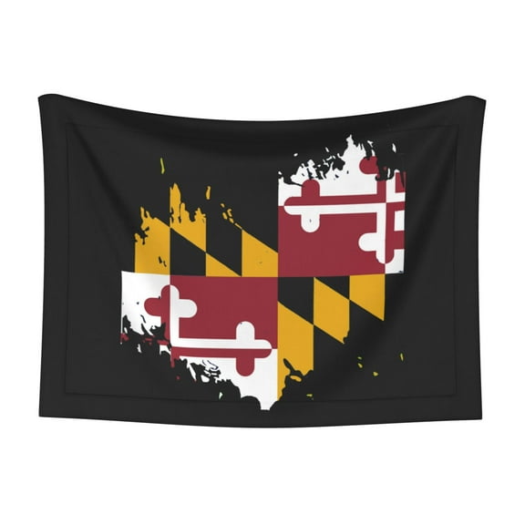 Dog Blanket Maryland Flag Heart Soft Dog Blankets for Small Medium Dogs Pet Cat Puppy Blanket Mat Cover