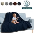 thumbnail image 1 of Dog Blanket Waterproof Pet Blanket for Bed Couch Sofa Car, Super Soft and Warm Blanket for Dogs Cats, 50x60 Inches, 1 of 5