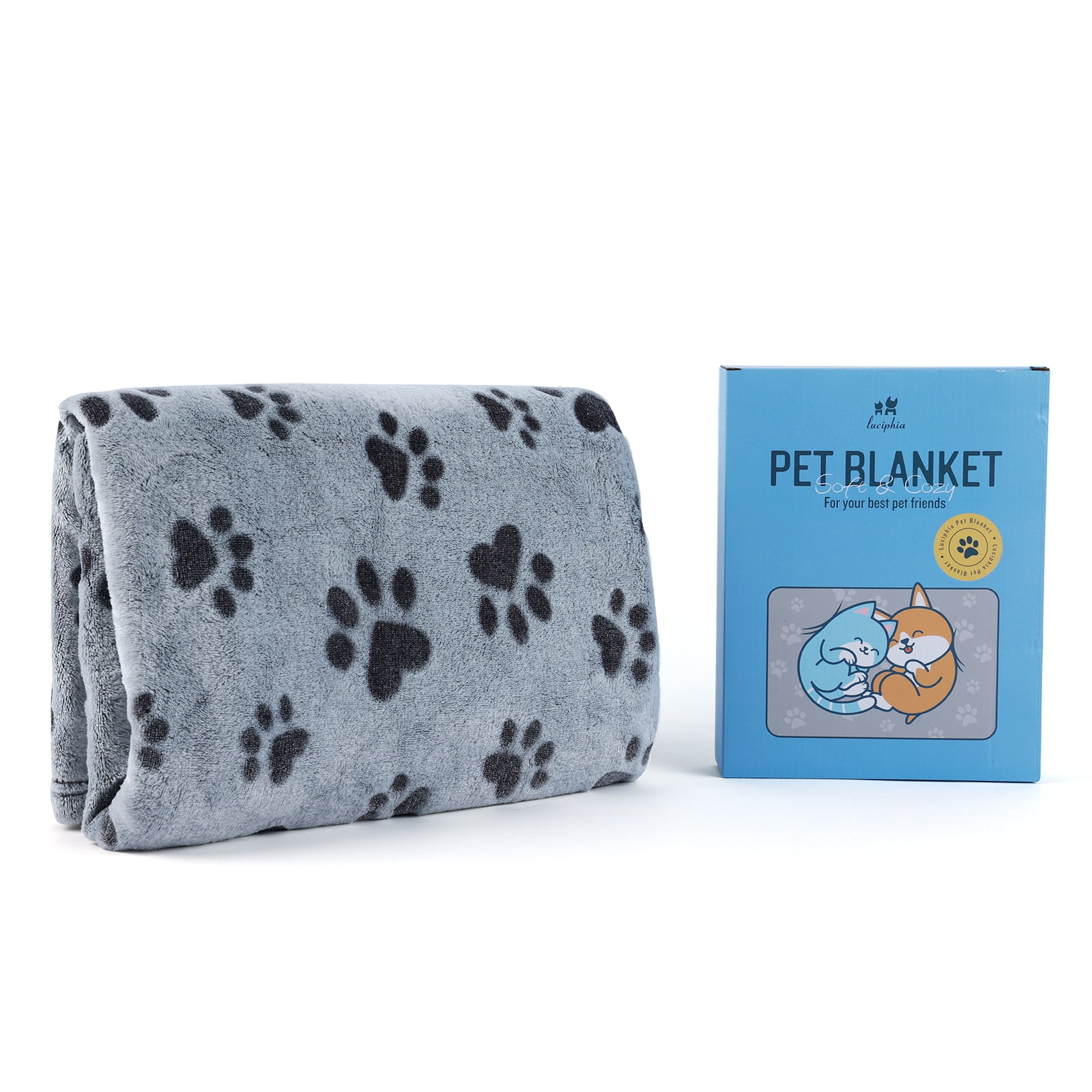 Dog Blanket for Small Medium Dogs Fleece Puppy Blanket Washable Dog