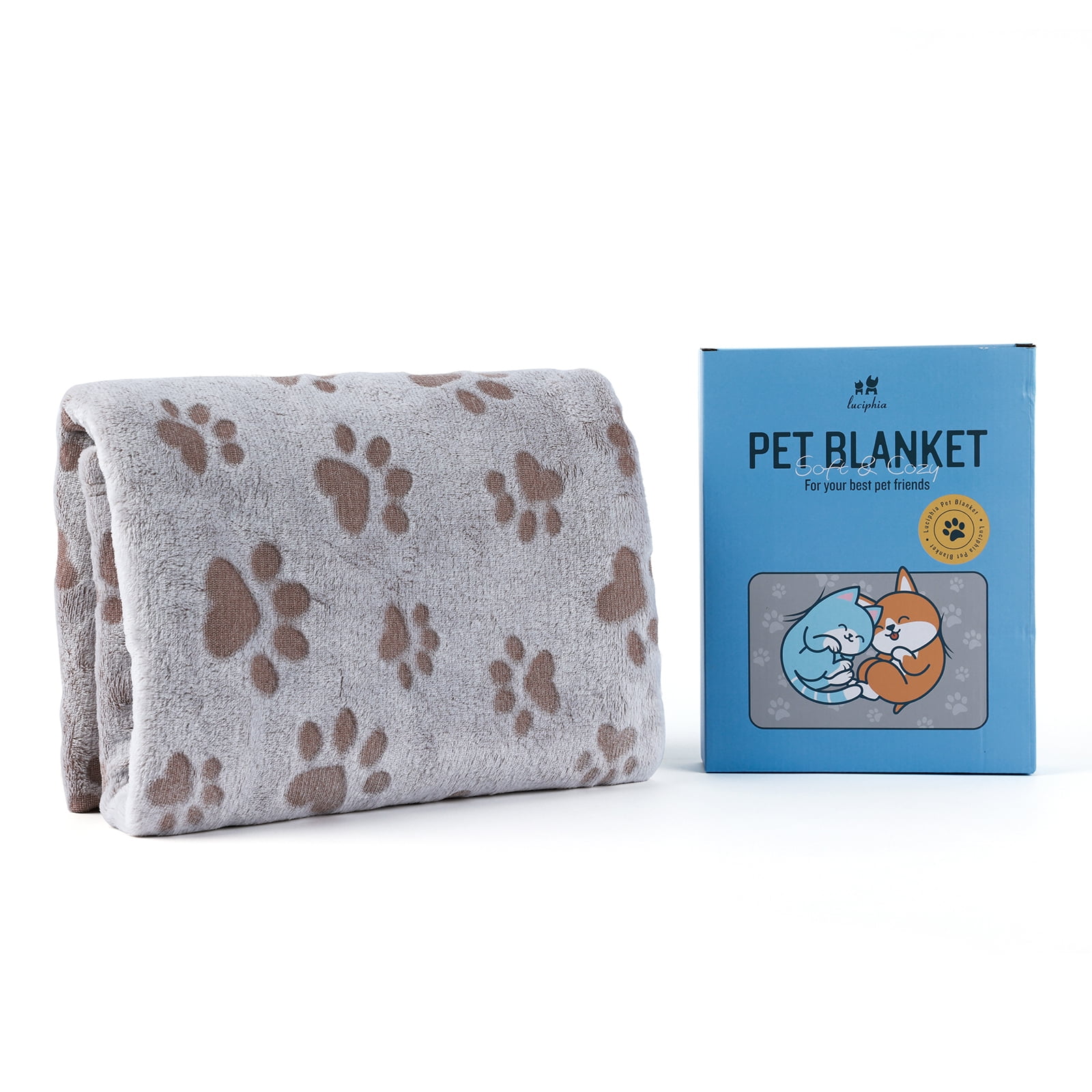 Dog Blanket for Small Medium Dogs Fleece Puppy Blanket Washable Dog