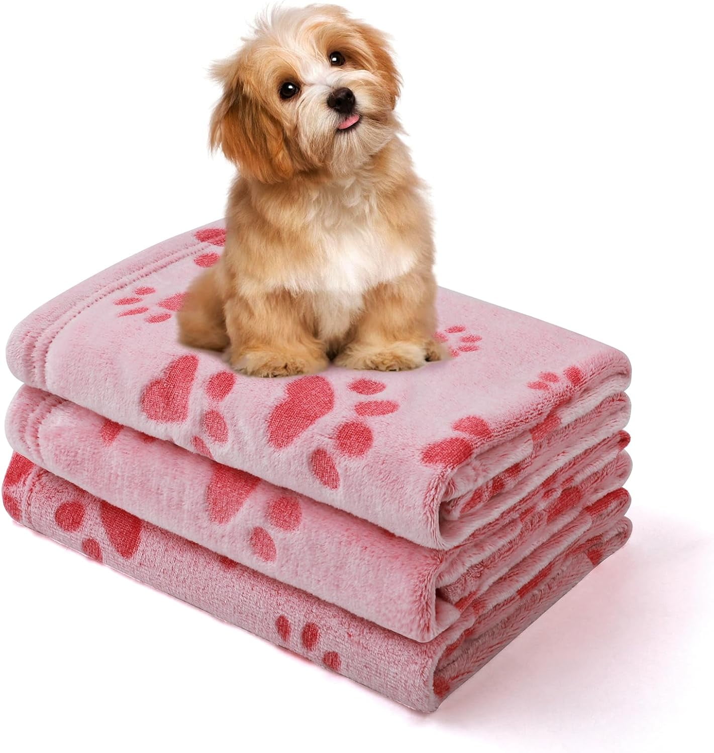 Dog Blankets for Large Dogs, Soft Fleece Dog Blanket Fluffy Pet Blanket