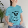 thumbnail image 1 of Dog Bless America Unisex Jersey Short Sleeve Tee, 1 of 10