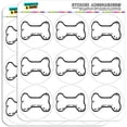 thumbnail image 1 of Dog Bone 18 2" Planner Calendar Scrapbooking Crafting Stickers, 1 of 2