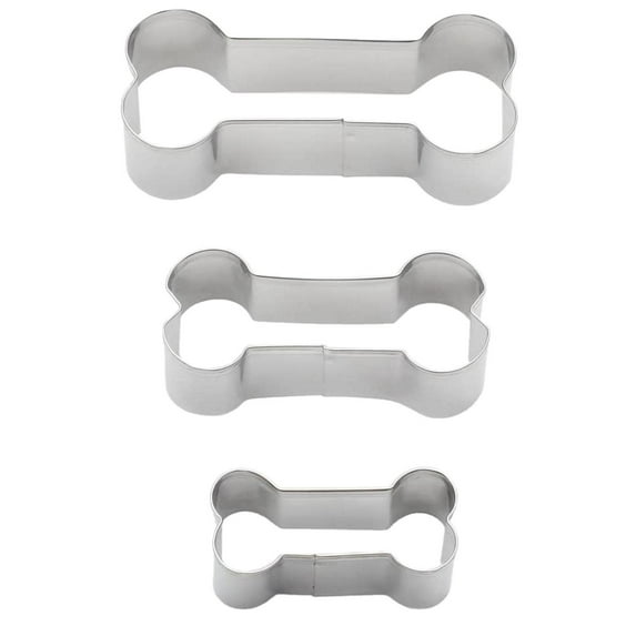 Dog Bone Cookie Cutter Set,Dog Treats Cutters Set,Dog Treat Cookie Cutters,Dog Cookie Cutter,Stainless Steel Sandwich Cutters,Biscuit Molds,3 Pieces Dog Cookie Cutter For Homemade Treats And Baking