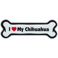 thumbnail image 1 of Dog Bone Magnet: I Love My Chihuahua | Dogs Doggy Puppy | Car Automobile, 1 of 1