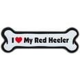 thumbnail image 1 of Dog Bone Magnet: I Love My Red Heeler | For Cars, Refrigerators, More, 1 of 1