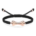 thumbnail image 1 of Dog Bone Pet Urn Bracelet Ashes Keepsake Adjustable Bone Cremation Jewelry Braided Rope Urn Bracelet for Human / Pet, 1 of 7