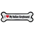 thumbnail image 1 of Dog Bone Shaped Car Magnets: I Love My Italian Greyhound Grayhound, 1 of 1
