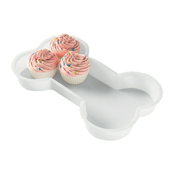 Dog Bone-Shaped Tray, Party Supplies, Birthday, 12 Pieces