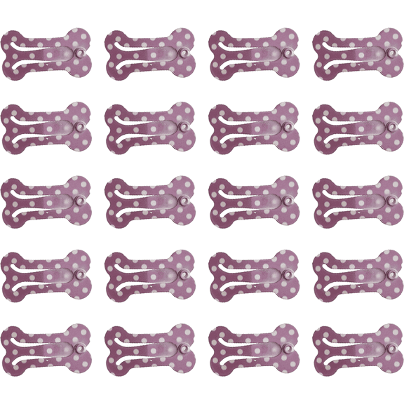 Dog Bone Snap Dog Barrette for Small Dog Hair, Tiny Pet Grooming Hair Accessories - shape2