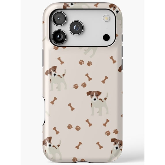 Dog, Bone and Paw Print Tough Case for Apple iPhone, Polycarbonate ...