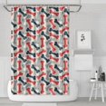 thumbnail image 1 of Dog Bones Shower Curtain 72"x72" ,Bathroom Decorative Shower Curtains Set with 12 Hooks,Modern Waterproof Washable Shower Curtain, 1 of 6