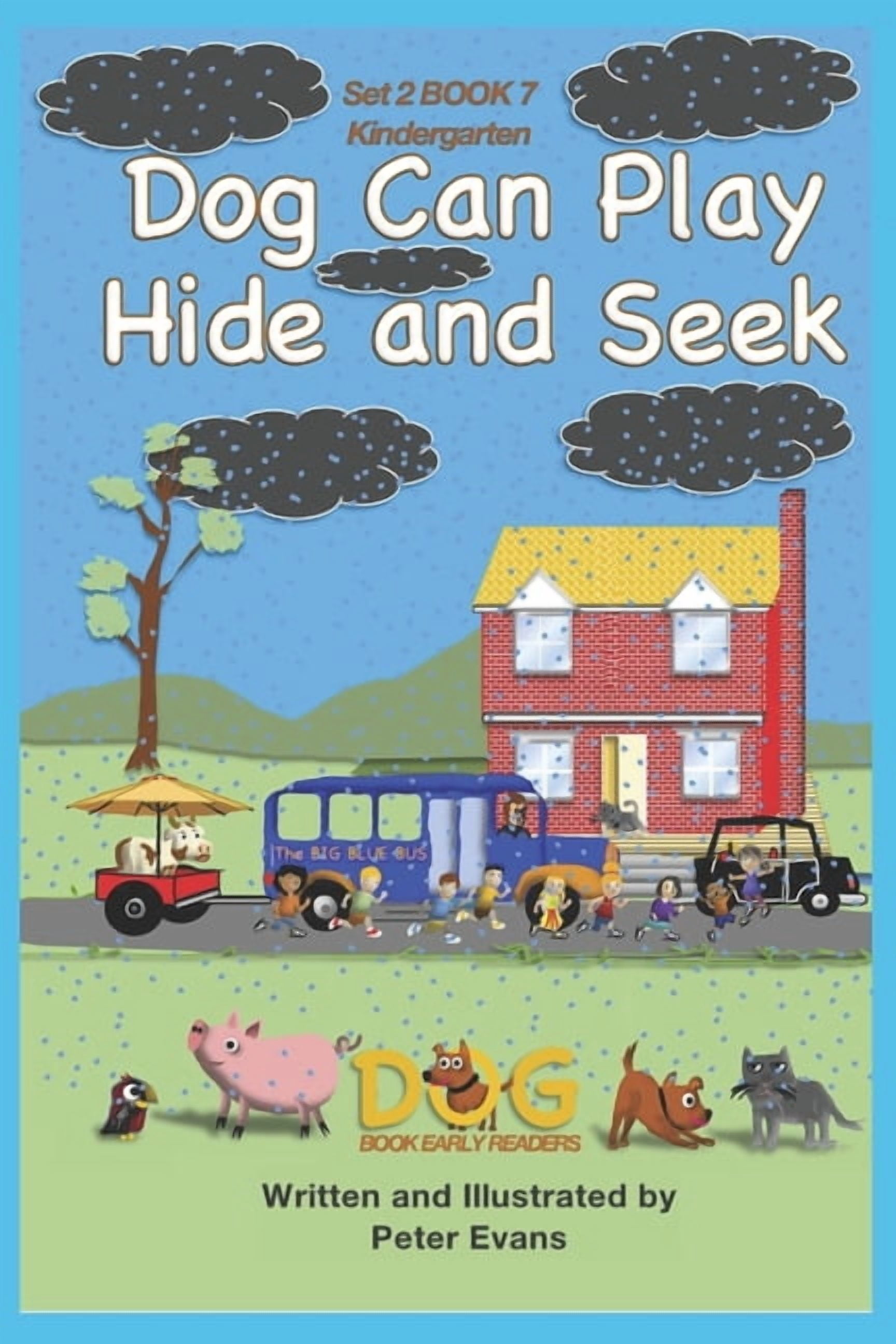 Dog Book Early Readers Dog Can Play Hide and Seek: Set 2 Book 7 Kindergarten, Book 18, (Paperback)