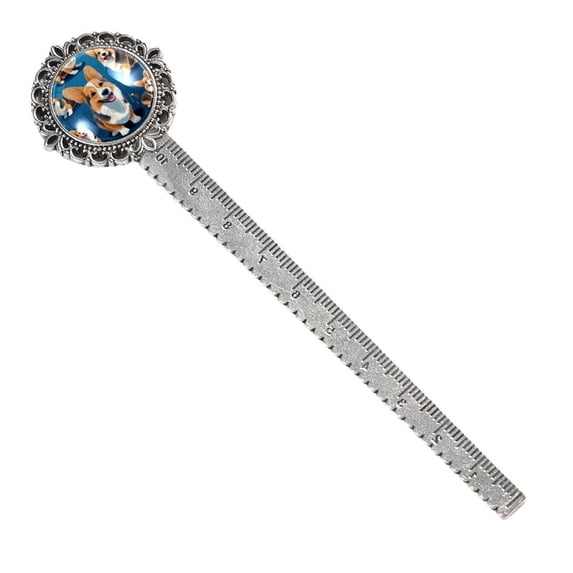 Dog Book Marks: Vintage Silver Lace-Edged Bookmarks - Gifts for Book Lovers and Readers