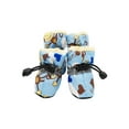 thumbnail image 1 of Dog Booties - Dog Boots for Winter, Soft Sole Non-slip Pet Boots Dog Shoes for Small Medium Dogs, Protective Dog Paw-booties for Indoor Outdoor Winter Walking, Sky Blue Size:3, 1 of 5