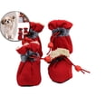 thumbnail image 1 of Dog Boots Dog Snow Boots for Winter Dogs Boots & Paw Protector Warm Dog Boots for Puppy with Reflective Strip Dog Shoes for Small Medium Size Dogs, 1.4×1.7 Inch, 1 of 4