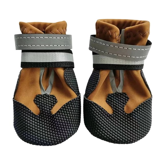 Dog Boots For Dogs, Non-Slip Waterproof Outdoor Dog Booties With Rugged Rubber Sole, Designed For Medium To Large Dogs, 4-Pack Size Xl, Suitable For Outdoor Activities