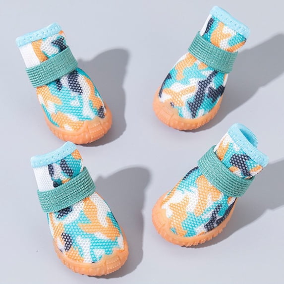 Dog Boots Puppy Shoes Pet Footwear Slip Protective Dog Sneakers For Small Medium Large Dogs Pet Clothes Birthday Gift For Pet Dog Cat 6.9" x 4.5"