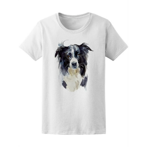 Dog Border Collie Waterbrush T-Shirt Men -Image by Shutterstock, Male Medium