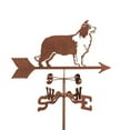 thumbnail image 1 of Dog Border Collie Weathervane with Roof Mount, 1 of 1