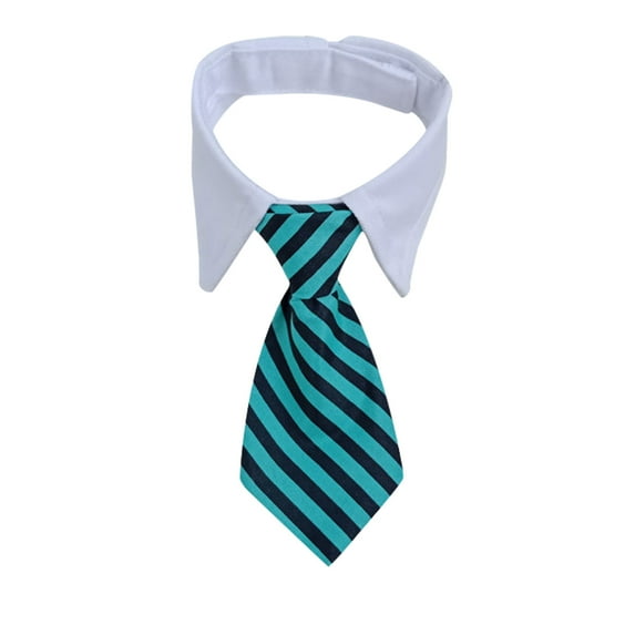 Dog Bow Tie Collar Adjustable Pet Necktie for Small Dogs Cats Wedding Party Photo Costume Accessory Striped Formal Wear for Chihuahua Pomeranian Yorkie