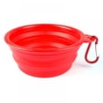 thumbnail image 1 of Dog Bowl Pet Collapsible Bowls, Portable Pet Feeding Watering Dish for Walking Parking Traveling with Carabiners, 1 of 6
