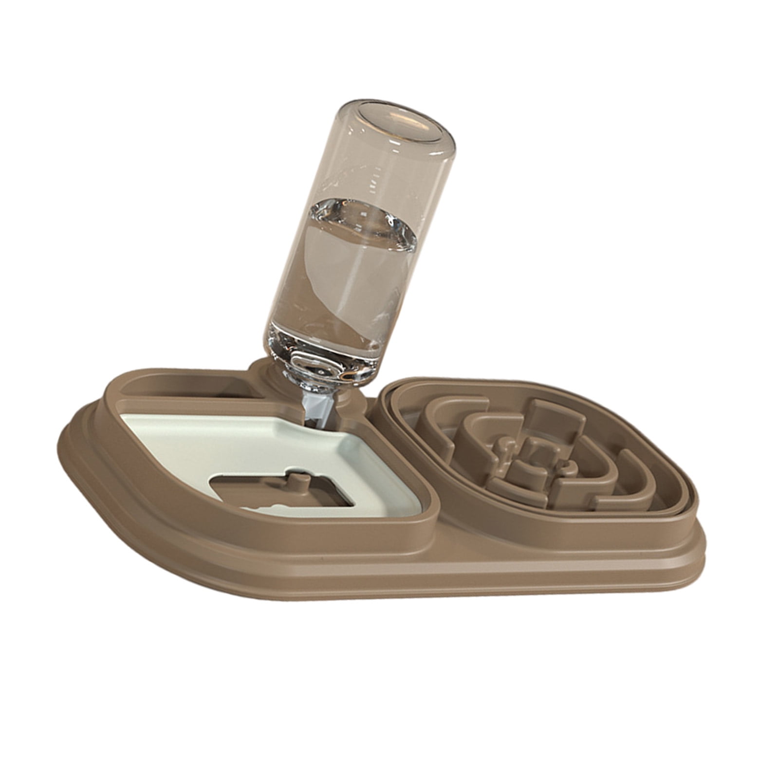 Dog Bowl Treat Feeder with Water Dispenser Slow Feeding Bowl for Cats Digestive Prevent Feeder Watering Supply