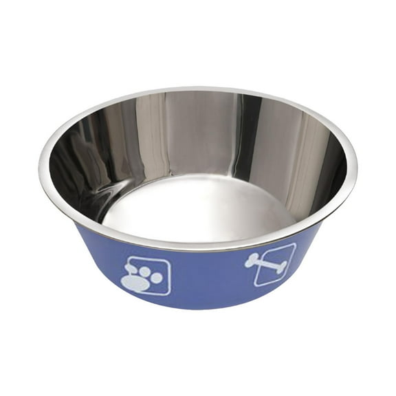 Dog Bowls Dog Bowls Stainless Steel Dog Bowls For Small Sized Dogs Dog Food Water Bowls With Non Rubber Bottom Pet Feeding Bowl Double Wall Insulated Rustproof 4.7inch Cat Bowls