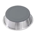thumbnail image 1 of Dog Bowls Food Water Dishes Stainless Steel Metal with Non Skid Rubber Base, 2 Cups Capacity for Large Medium Small Dogs Cats, Whisker Friendly Shallow Bowl for Pet Feeding, 1 of 6