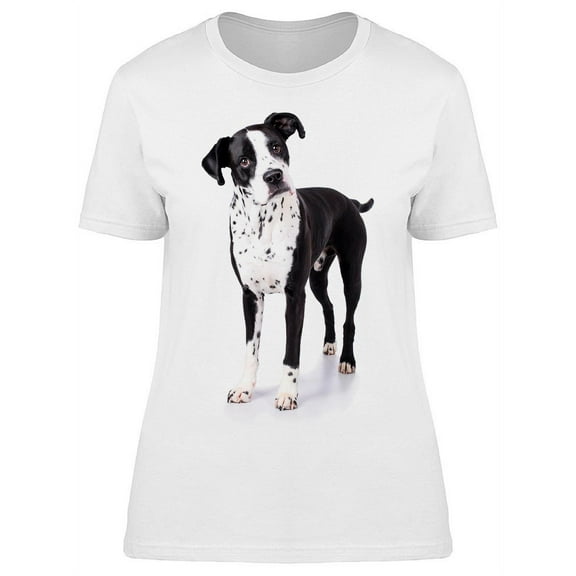 Dog, Boxer Dalmatian Hybrid  T-Shirt Women -Image by Shutterstock, Female Large