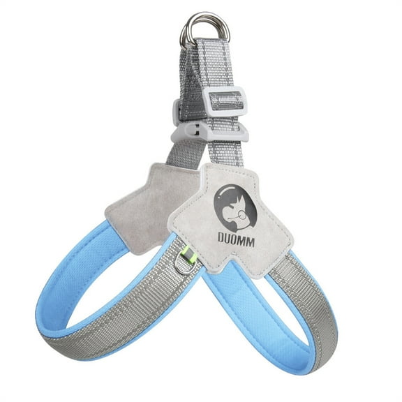 Dog Breathable Training Vest Collar Soft Chest Strap for Medium Large Pets Soft Rope with Traction- Hook