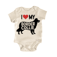 thumbnail image 1 of Dog Breed Border Collie - Baby Bodysuit, 1 of 5