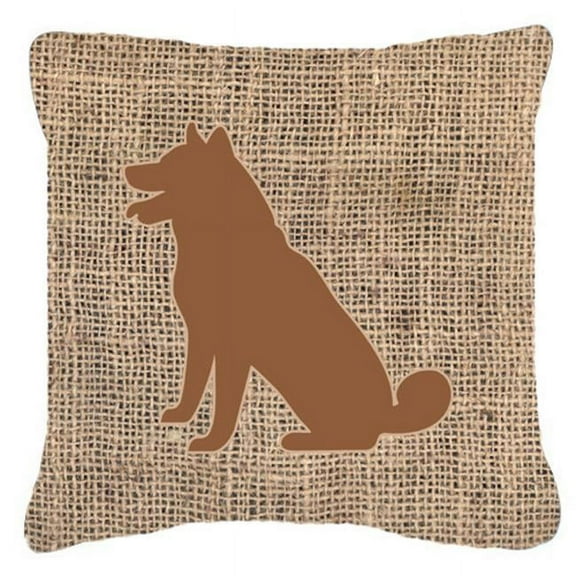Dog Breed Burlap Fabric Decorative Pillow