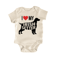 thumbnail image 1 of Dog Breed Irish Setter - Baby Bodysuit, 1 of 5