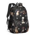 thumbnail image 1 of Dog Breeds Backpack for School,Cute School Bag,Schoolbag with Adjustable Shoulder Straps & Padded Back,16.9 Inch, 1 of 5