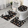 thumbnail image 1 of Dog Breeds Bathroom Rugs Sets 3 Piece,Toilet Cover Set,Absorbent Non Slip Bathroom Mats Sets with U-Shaped Contour Rug Toilet Rug Set, 1 of 5