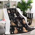 thumbnail image 1 of Dog Breeds Blanket,Comfortable Soft Flannel Throw Blanket,All Season,Warm Lightweight Blankets for Sofa Bed Couch Living Room Chair,60"x80", 1 of 4
