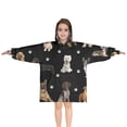 thumbnail image 1 of Dog Breeds Blanket Hoodies for Kids 6-13YR Oversize Wearable Blanket Hoodies for Boys Girls Teens, 1 of 7