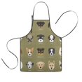 thumbnail image 1 of Dog Breeds Kids Aprons for Girls and Boys,Adjustable Neck Strap Toddler Aprons for Kids Cooking Baking, 1 of 7